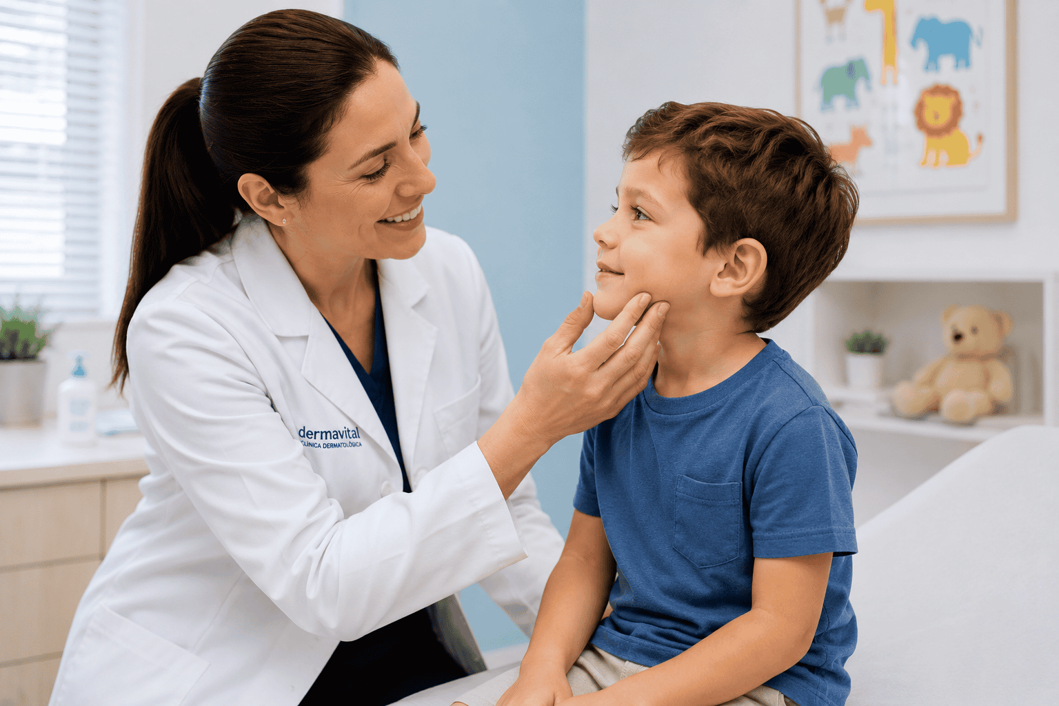 Dermatología infantil en Las Condes para bebés niños y adolescentes.